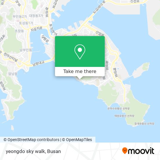 yeongdo sky walk map
