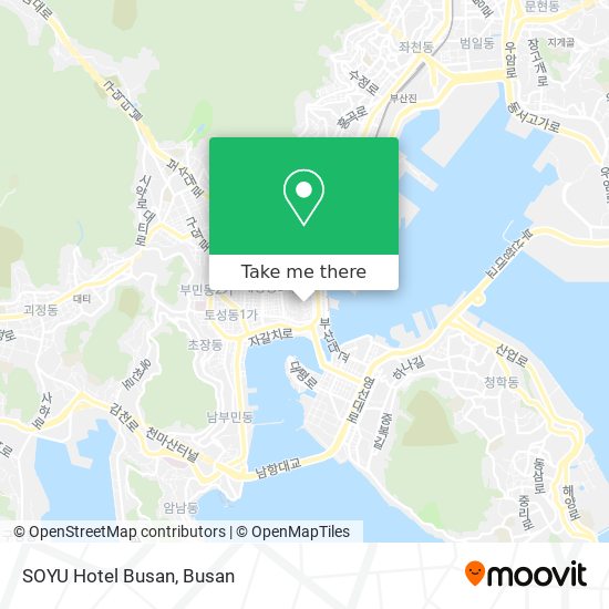 SOYU Hotel Busan map