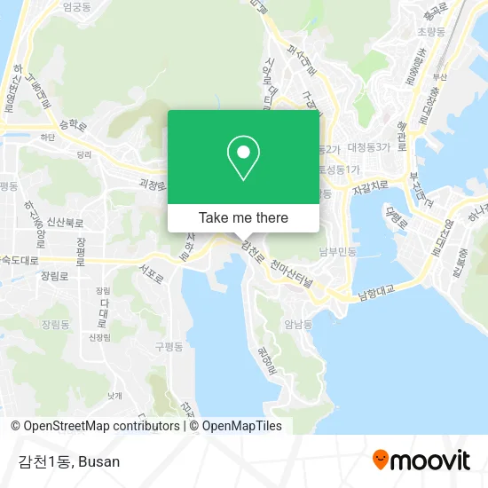 감천1동 map