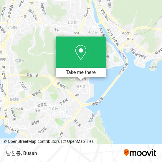남천동 map