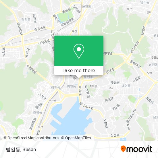 범일동 map