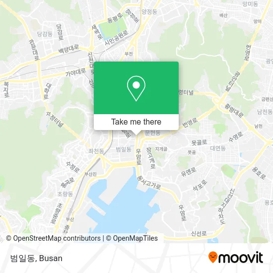범일동 map