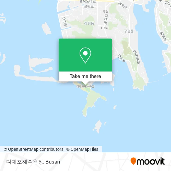 다대포해수욕장 map