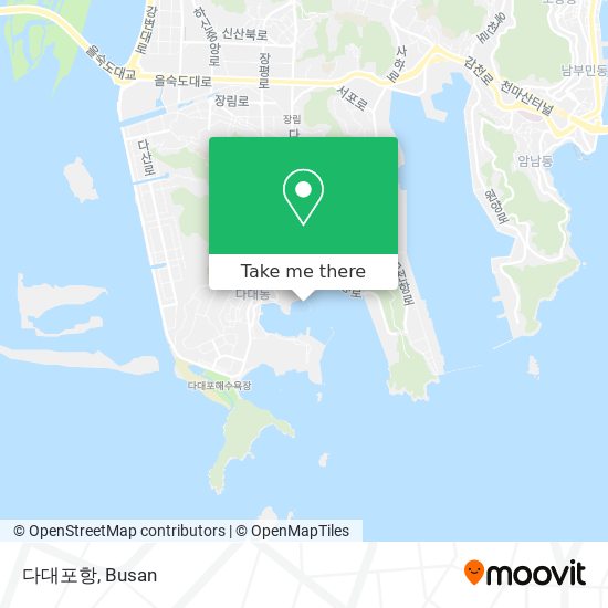 다대포항 map