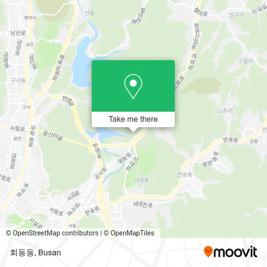 회동동 map