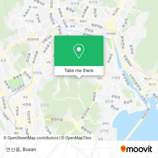 연산동 map