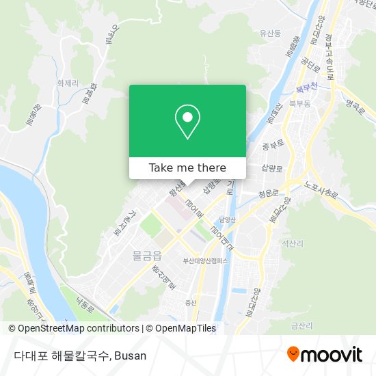 다대포 해물칼국수 map