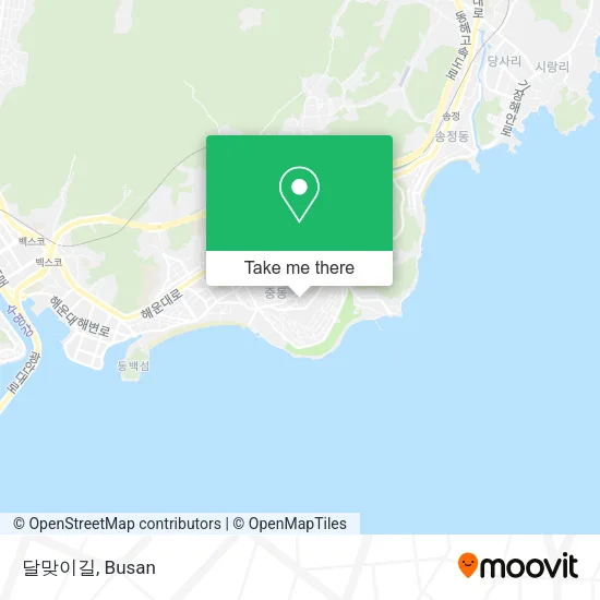 달맞이길 map