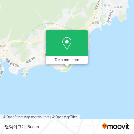 달맞이고개 map