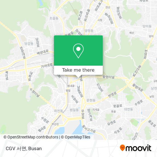 CGV 서면 map