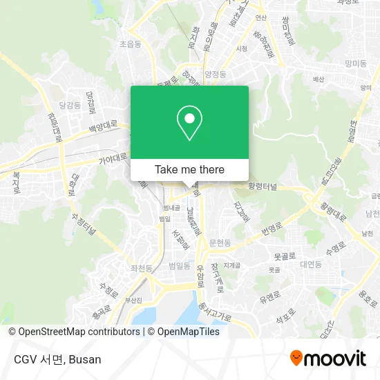 CGV 서면 map