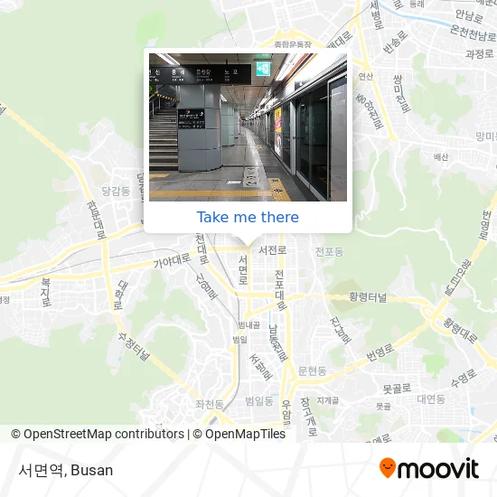 서면역 map