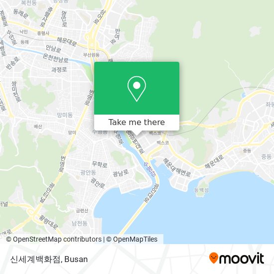 신세계백화점 map