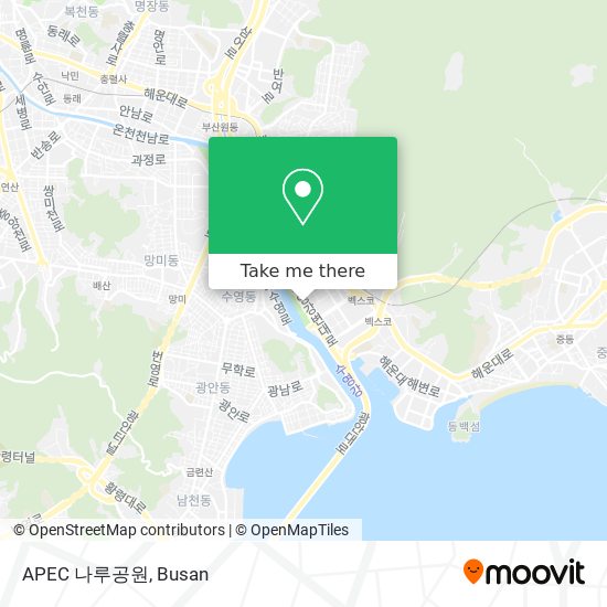 APEC 나루공원 map