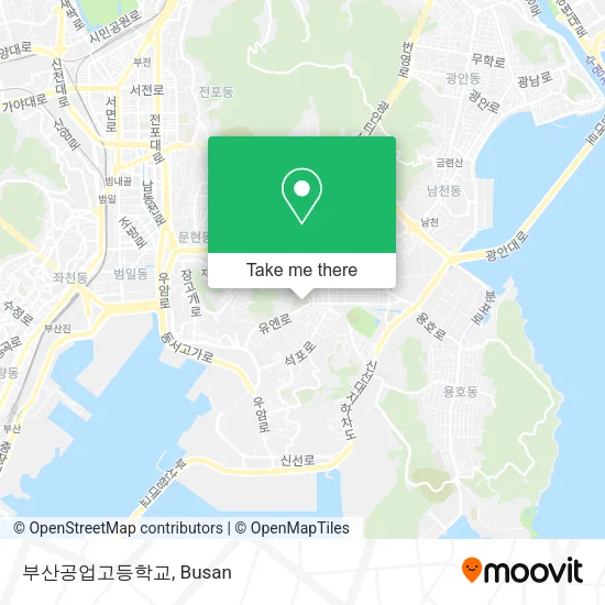 부산공업고등학교 map