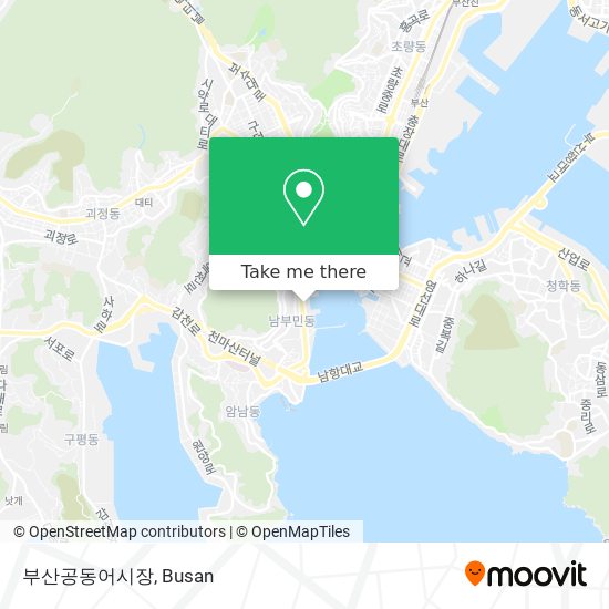 부산공동어시장 map