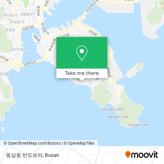 동삼동 반도보라 map