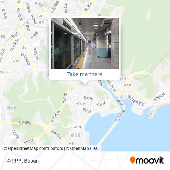 수영역 map