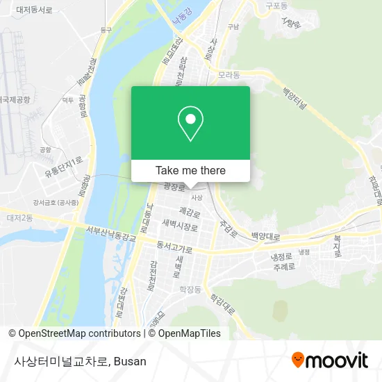 사상터미널교차로 map