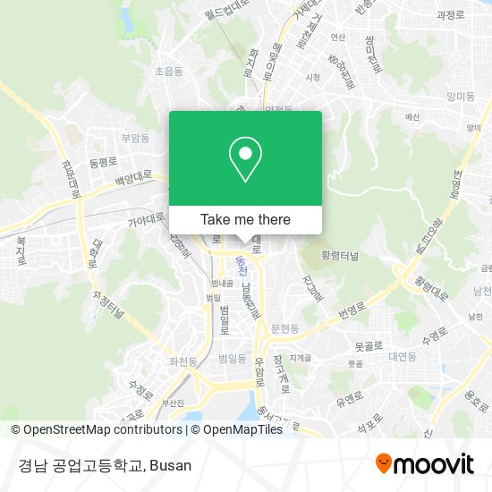 경남 공업고등학교 map