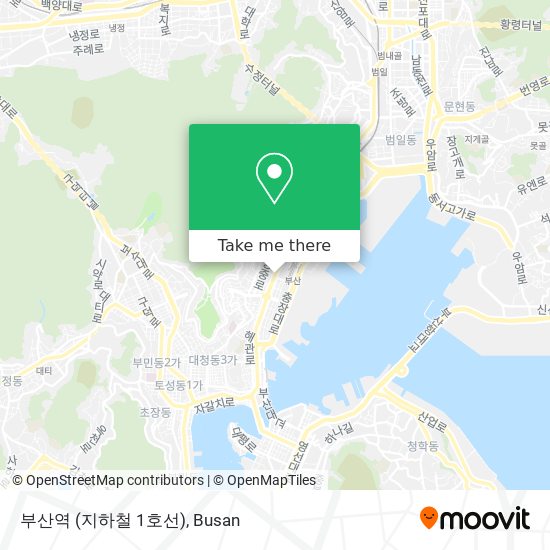 부산역 (지하철 1호선) map