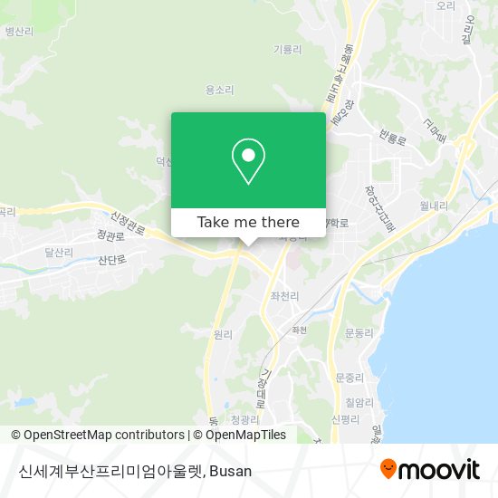 신세계부산프리미엄아울렛 map