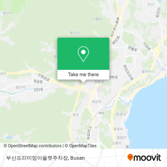 부산프리미엄아울렛주차장 map