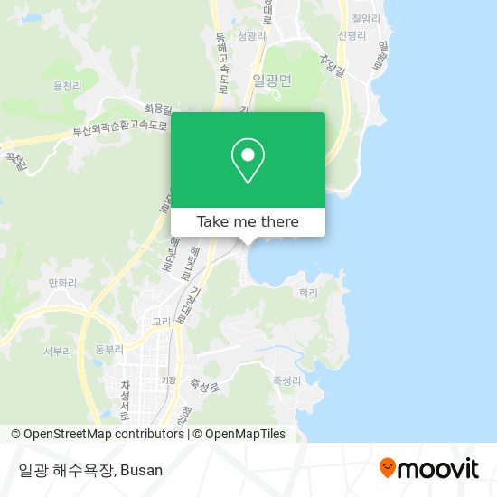 일광 해수욕장 map