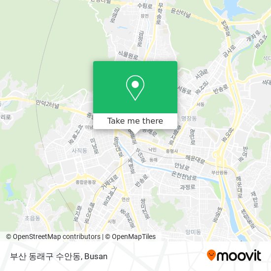 부산 동래구 수안동 map