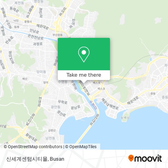 신세계센텀시티몰 map