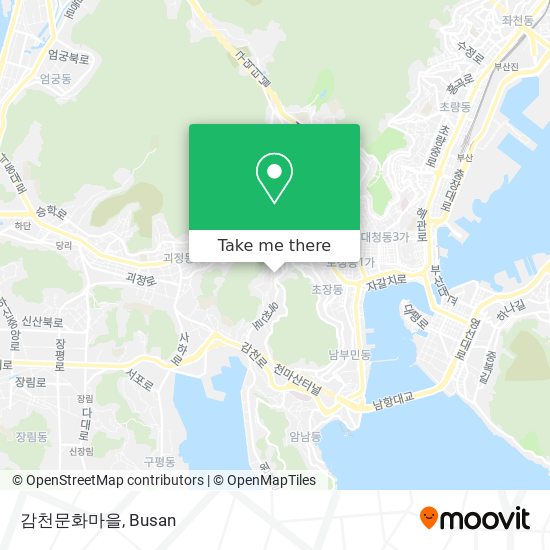감천문화마을 map