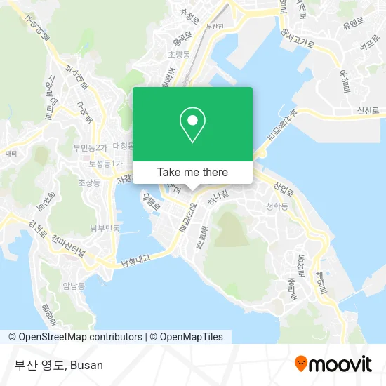 부산 영도 map