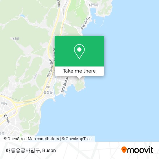 해동용궁사입구 map