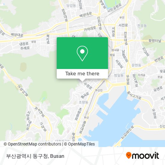 부산광역시 동구청 map