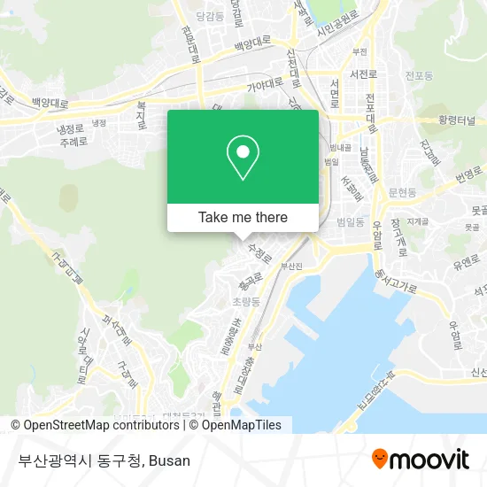 부산광역시 동구청 map