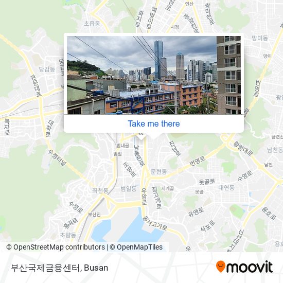 부산국제금융센터 map