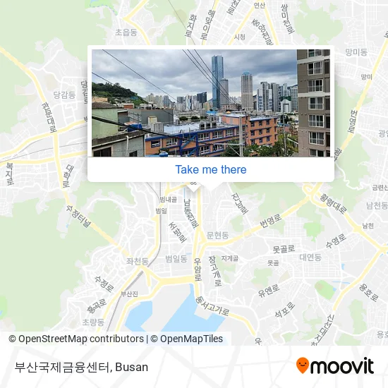부산국제금융센터 map