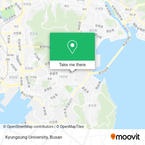 Kyungsung University map