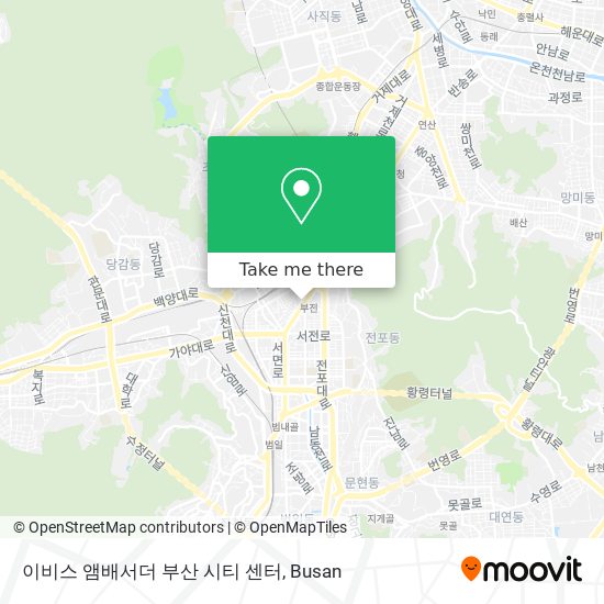 이비스 앰배서더 부산 시티 센터 map