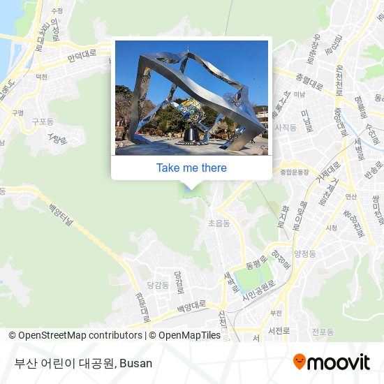 부산 어린이 대공원 map