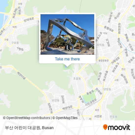 부산 어린이 대공원 map