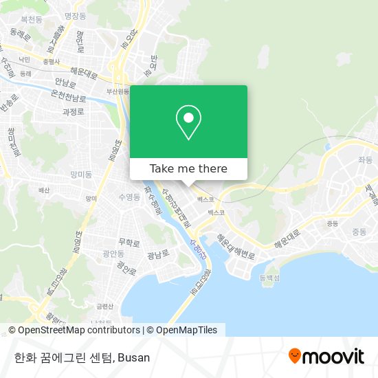 한화 꿈에그린 센텀 map