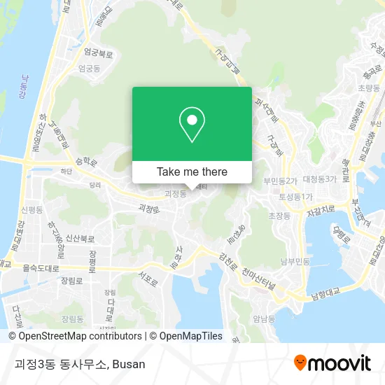 괴정3동 동사무소 map