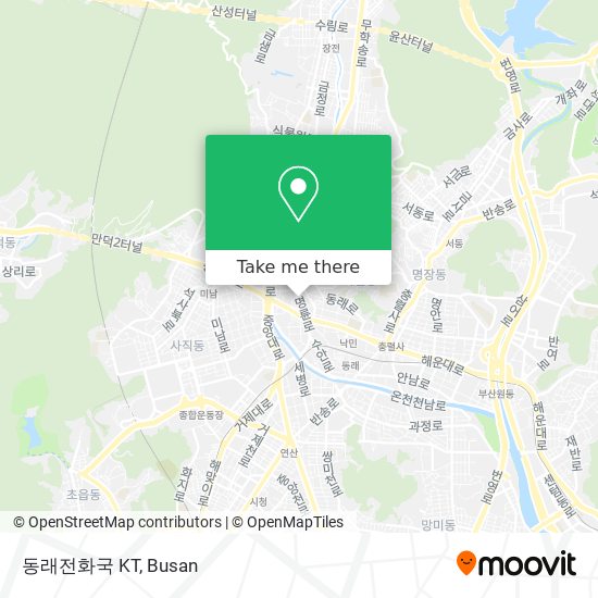 동래전화국 KT map
