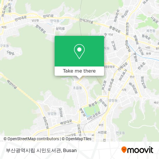 부산광역시립 시민도서관 map