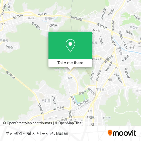 부산광역시립 시민도서관 map
