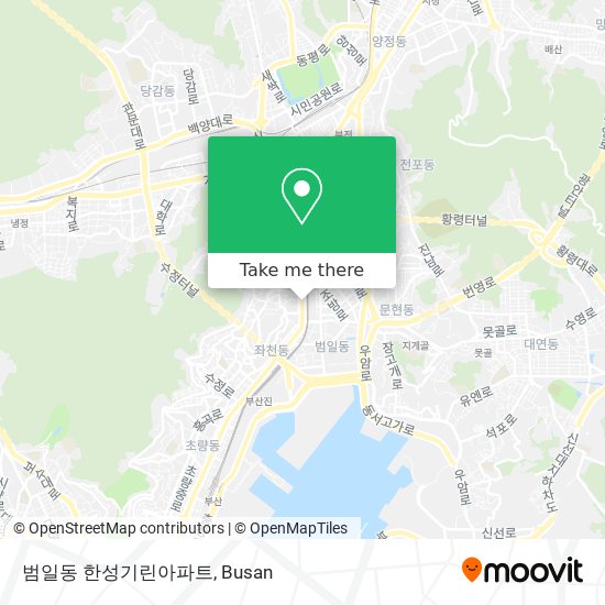 범일동 한성기린아파트 map