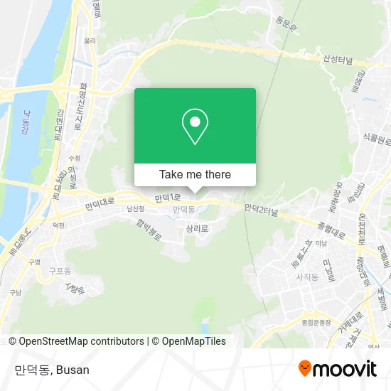 만덕동 map