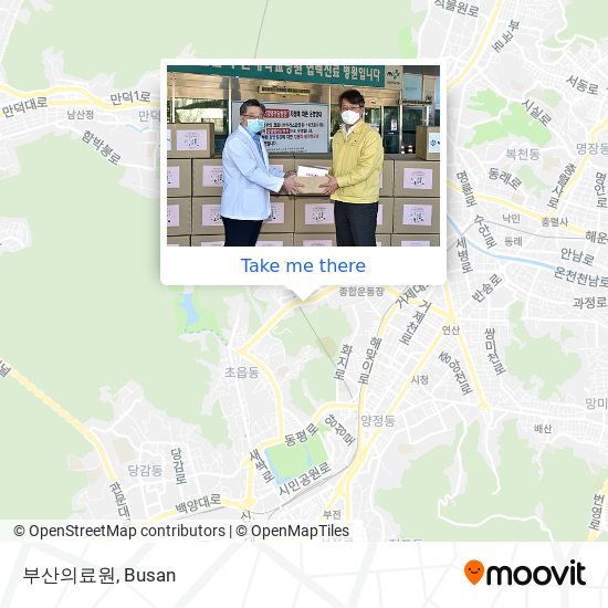 부산의료원 map