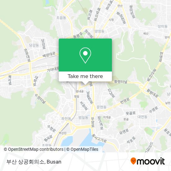 부산 상공회의소 map